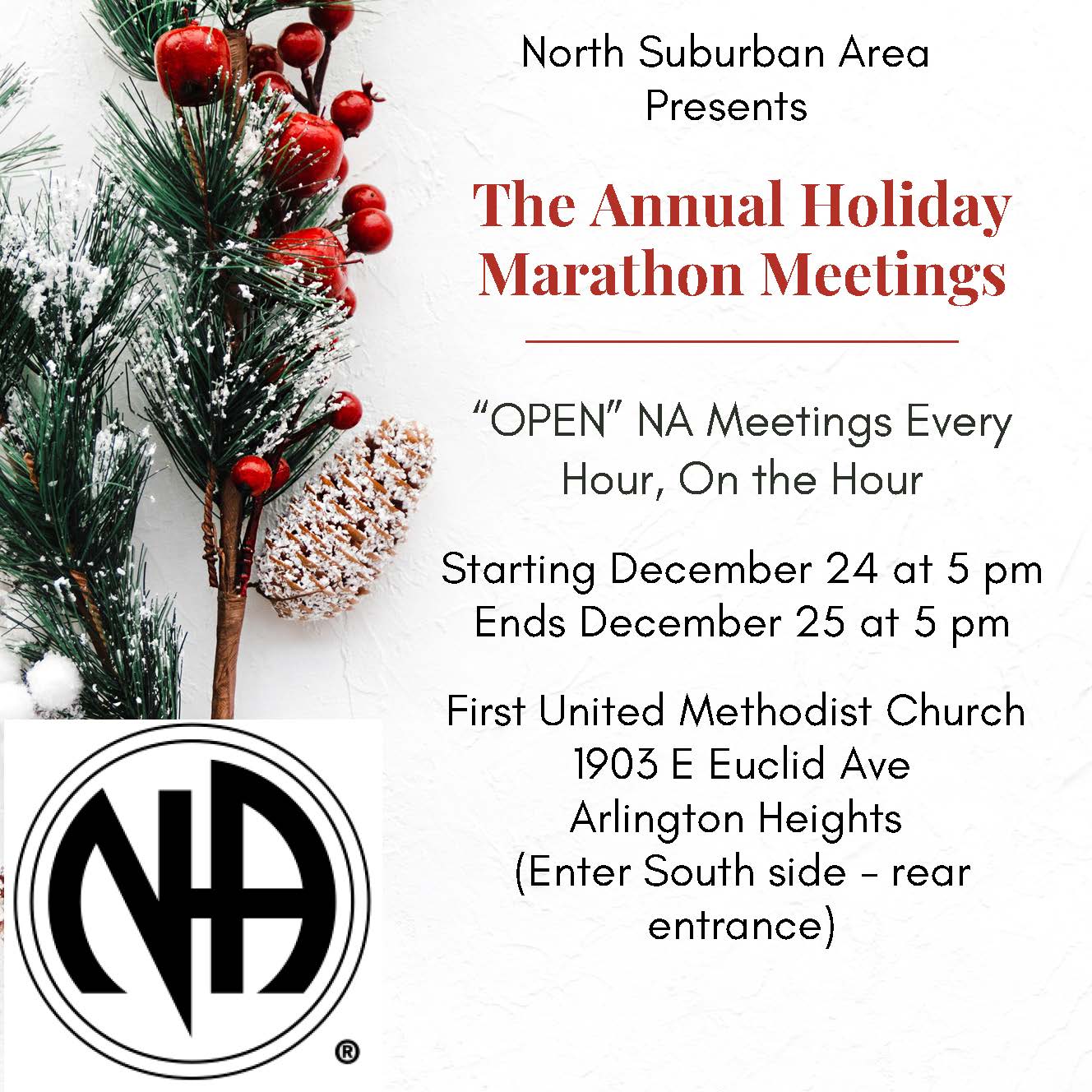 Holiday Marathon Meetings