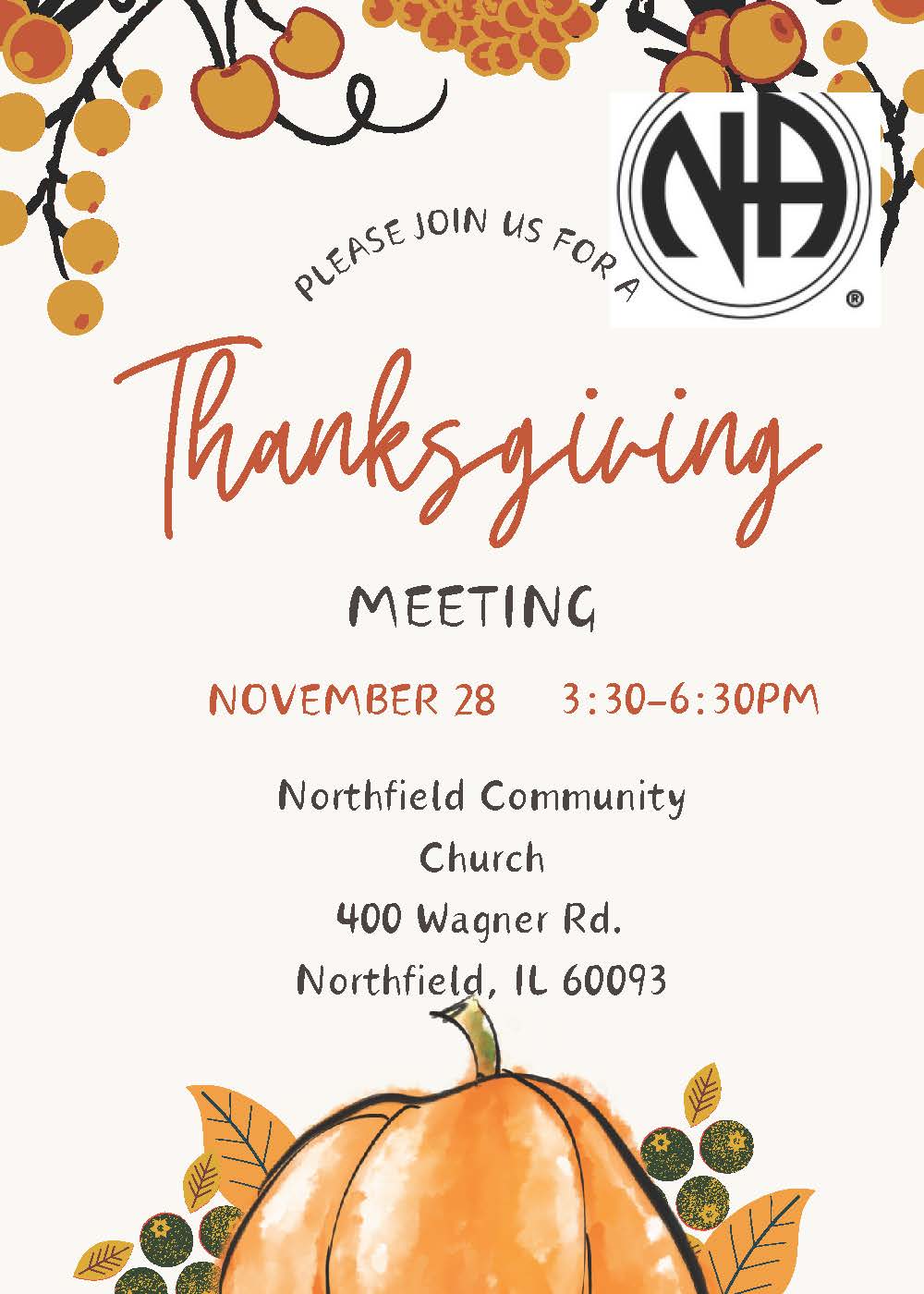 Thanksgiving Flyer 2